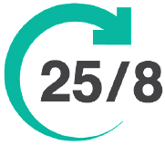 25Eight logo